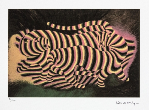 Victor Vasarely - Tigres