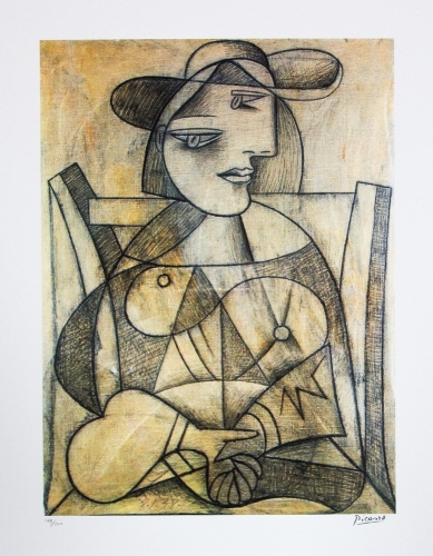 Pablo Picasso - Femme aux mains jointes