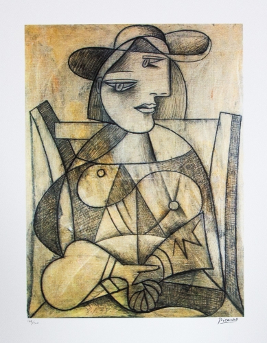 Pablo Picasso - Vrouw met gevouwen handen