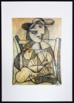 Pablo Picasso - Vrouw met gevouwen handen