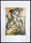 Pablo Picasso - Femme aux mains jointes