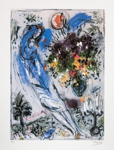 Marc Chagall - Love by the Moon