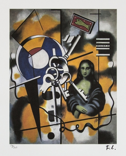 Fernand Lger - Mona Lisa met de sleutels