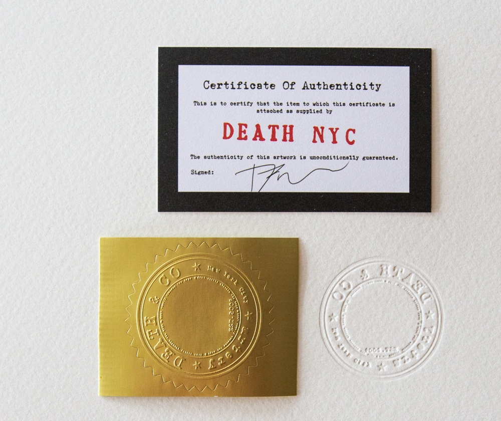 Death NYC -- Louis Vuitton Dollar Bill