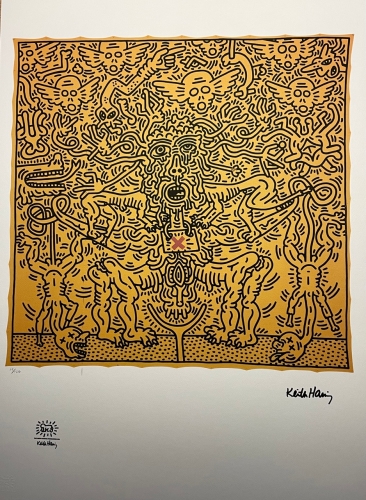 Keith Haring  - KEITH HARING - Untitled - Lithograph (AFTER)