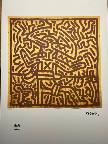 Keith Haring  - KEITH HARING - Untitled - Lithograph (AFTER)