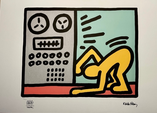 Keith Haring  - KEITH HARING - Zonder titel - Lithografie (NA)