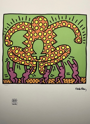 Keith Haring  - KEITH HARING - Zonder titel - Lithografie (NA)