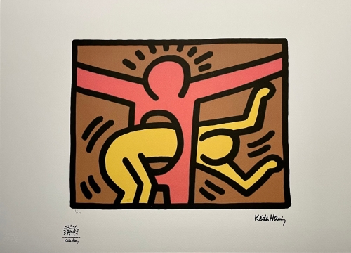 Keith Haring  - KEITH HARING - Zonder titel - Lithografie (NA)