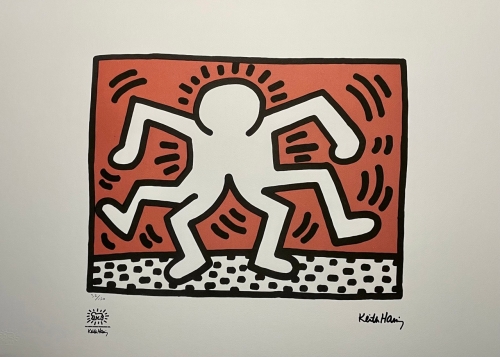 Keith Haring  - KEITH HARING - Sans titre - Lithographie (APRS)