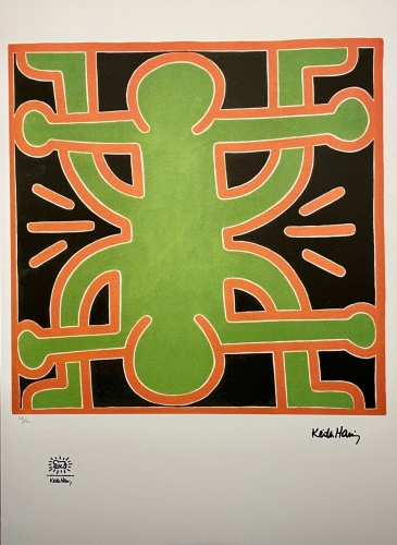 Keith Haring  - KEITH HARING - Zonder titel - Lithografie (NA)