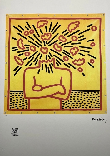 Keith Haring  - KEITH HARING - Sans titre - Lithographie (APRS)