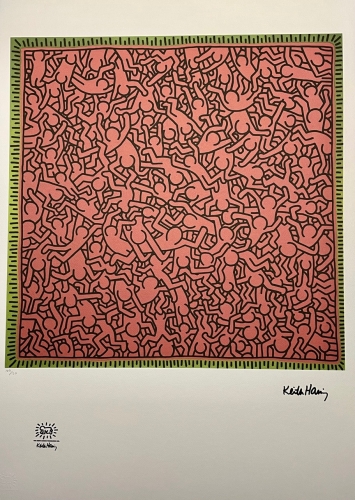 Keith Haring  - KEITH HARING - Zonder titel - Lithografie (NA)