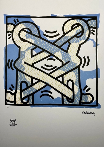 Keith Haring  - KEITH HARING - Sans titre - Lithographie (APRS)