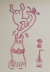 Keith Haring (after) - Erotic composition