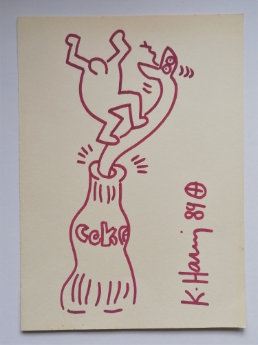 Keith Haring (after) - Erotic composition