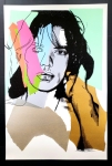 ANDY WARHOL - Mick Jagger 1975 - FS.II.140- SILKSCREEN