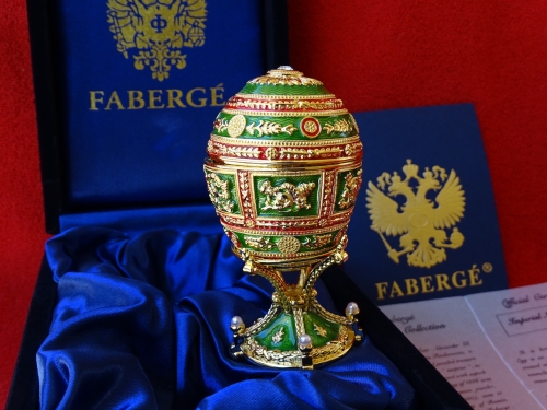 House of Faberge  - Imperial Egg - gold finished 24