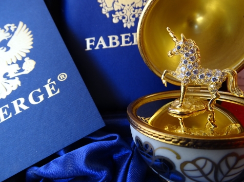 House of Faberge  - Imperial Egg - gold finished 24