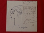 Amadeo Modigliani - dessin  l'encre