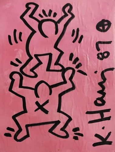 Keith Haring  - Deux personnages 1987