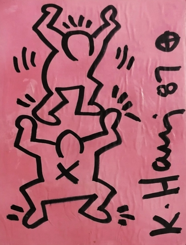 Keith Haring  - Twee figuren 1987