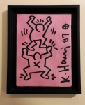 Keith Haring  - Deux personnages 1987