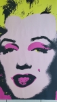 (After) Andy Warhol - Marilyn, rose (grand) Andy Warhol 1993 Lithographie offset Art Print Poster