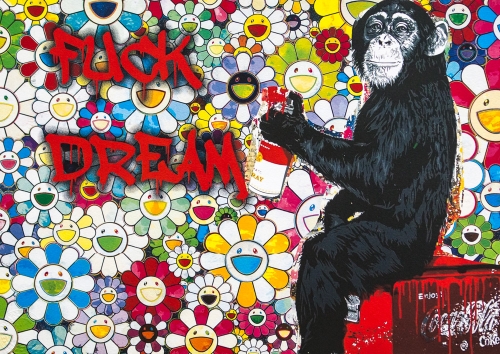 DEATH NYC  - DEATH NYC - Fuck Dream - Banksy & Murakami