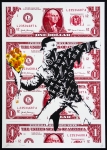 DEATH NYC  - DEATH NYC - Flower Thrower - Banksy & Dollars