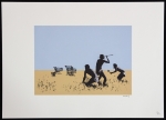 Banksy (after)  - Chasseurs de chariots