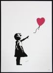 Banksy (after)  - Fille avec ballon