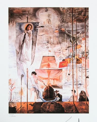 Salvador Dali - Discovery of American by Christopher Columbus