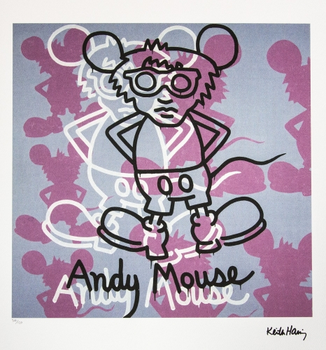 Keith Haring (after) - Andy Mouse