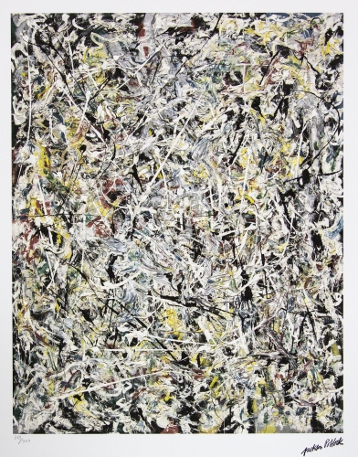Jackson Pollock (After) - Lumire blanche
