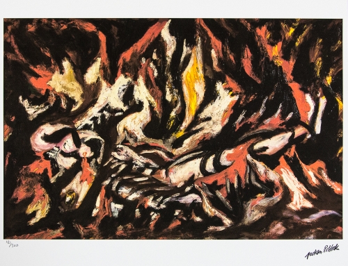 Jackson Pollock (After) - The Flame