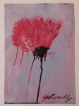 Cy Twombly  - Red flower