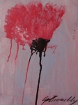 Cy Twombly  - Red flower