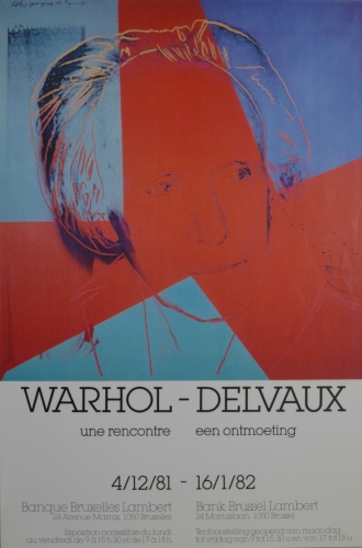 (After) Andy Warhol - Affiche de l'exposition -Une rencontre - une rencontre