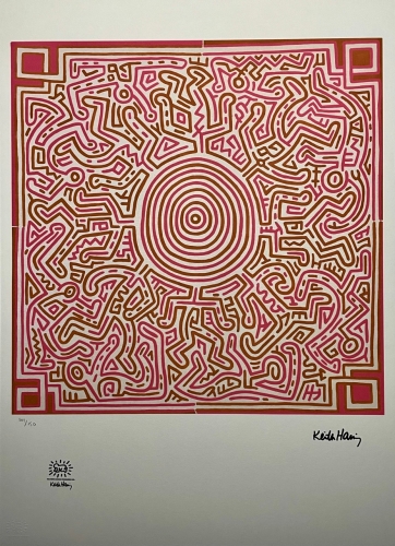 Keith Haring  - KEITH HARING - Zonder titel - Lithografie (NA)