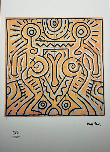 Keith Haring  - KEITH HARING - Zonder titel - Lithografie (NA)