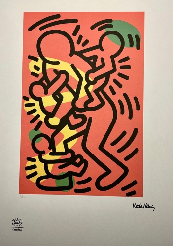 Keith Haring  - KEITH HARING - Zonder titel - Lithografie (NA)