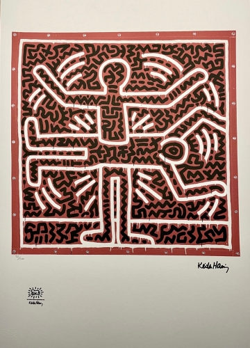 Keith Haring  - KEITH HARING - Sans titre - Lithographie (APRS)