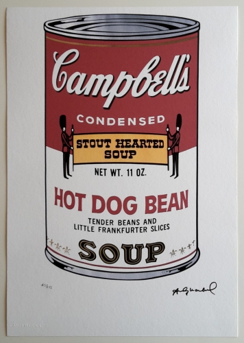 (After) Andy Warhol - Campbells Soup Hot Dog Bean