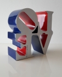 Robert Indiana (after) - Love (Blue White and Red)