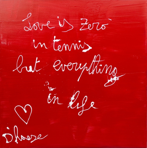 Hannes D'Haese - Love is zero in tennis