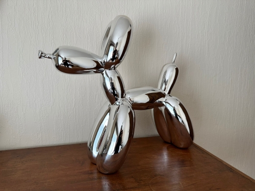 Jeff  Koons (after) - Balloon dog (silver).