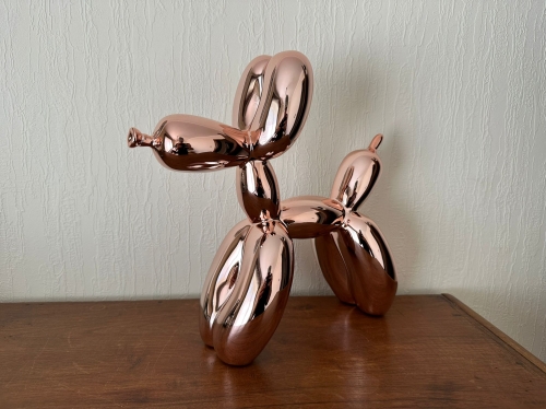 Jeff  Koons (after) - Balloon dog (rose gold).