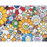 Takashi Murakami - schedels en bloemen