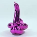 Jeff  Koons (after) - Ballonzwaan met doos en COA, Editions Studio.